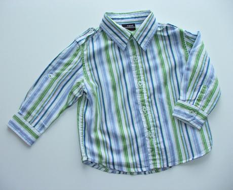 P609 chlapecká košile dlouhý rukáv vel. 86, next,86
