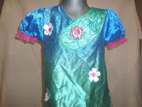 Karneval - šaty poppy trolls - 5-6 let, 