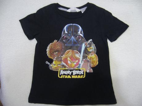 Bavlněné černé triko/tričko, h&m,92