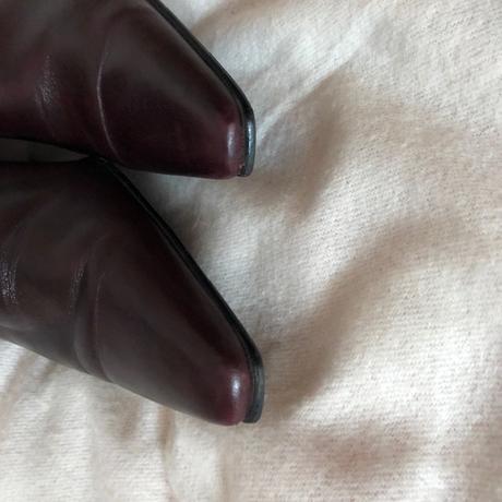 Bordo-vinove kozene kozacky 36, 36