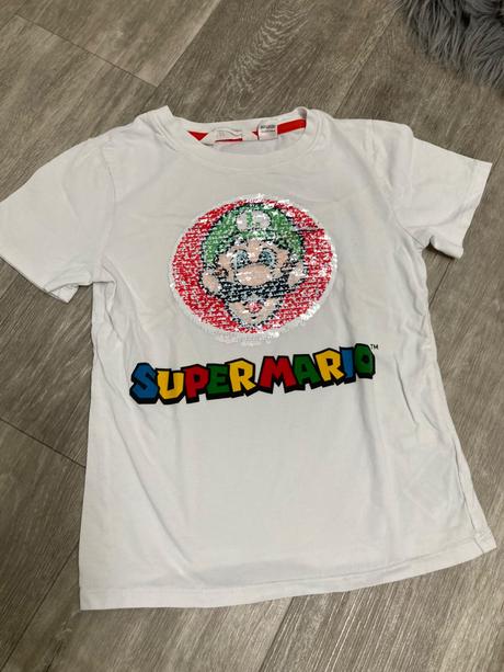 Tricko super mario, h&m,122