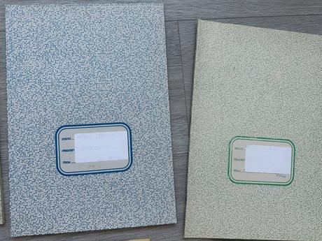 Sada retro sešitů, 9 ks,