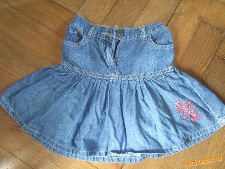 Sukně sukýnka riflová na holčičku, 116