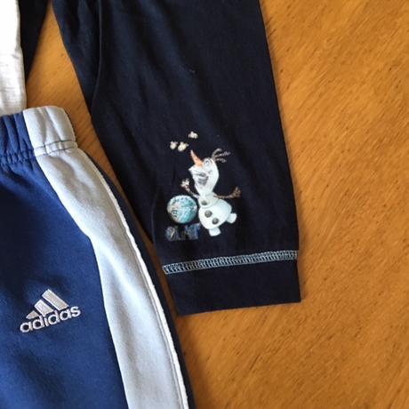 Tepláky-silné,slabé,flísové adidas,frozen 3x/3ks, adidas,86