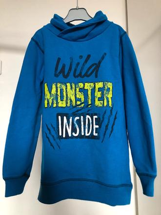 Modrá mikina se stojákem, 122