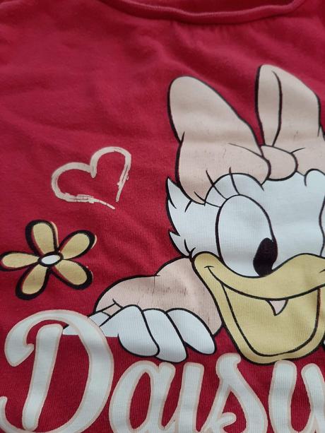 Růžové tričko ddisney daisy 98, disney,98