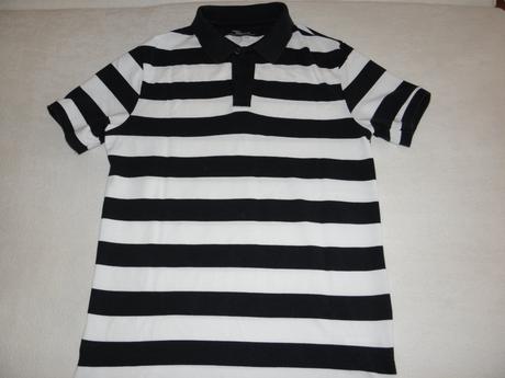 Bílo modré pánské tričko zn. jean pascale vel.m, takko,m