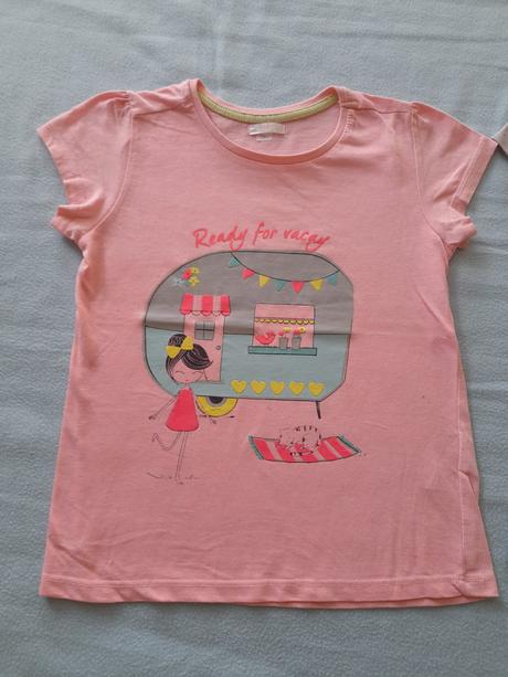 4 x tričko s krátkým rukávem, vel 122/128, pepco,122