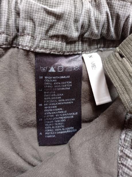 Kalhoty podšité bavlnou 110 h&m, h&m,110
