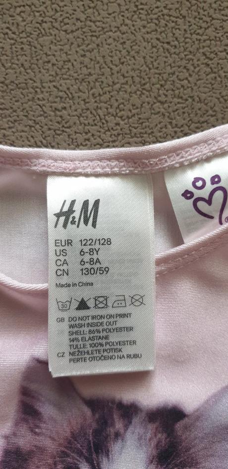 Dívčí dres pro baletku h&m, 122