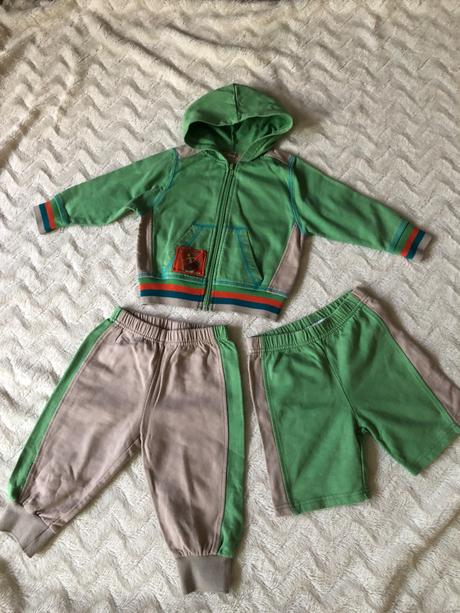 Set 74/80 bunda/ tepláky/ kratasy, 74