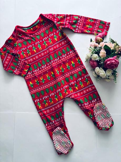 Overalel vánoční elf skřítek - v.18/24 měs., 92