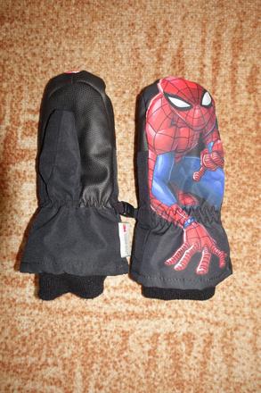 Zimní rukavice spiderman hm vel. 110-116, h&m,110