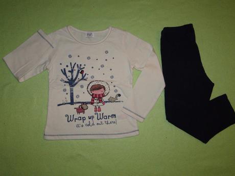 Nové nenošené triko f&f + legínky/tepláčky v.98, f&f,98