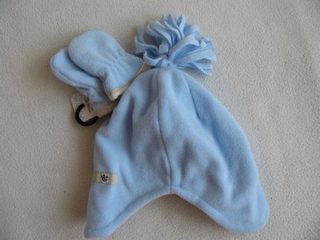 Flisová čepička+rukavičky, early days,68