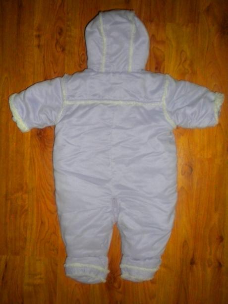 Krásná teploučká fialková kombinéza, ladybird,68