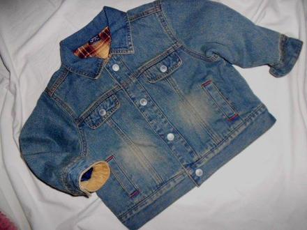 Luxusní teploučká podšitá riflová bunda, next,92