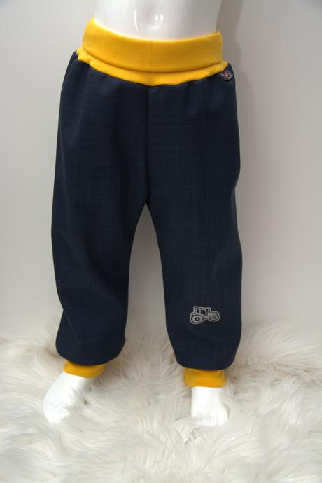 Rostoucí softshellové kalhoty - basic, vel. 80-158, 80 - 158