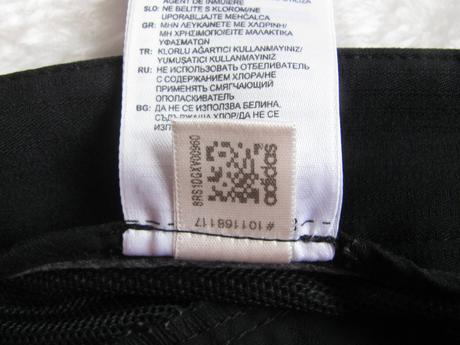 Černé elastické kraťasy adidas, adidas,32