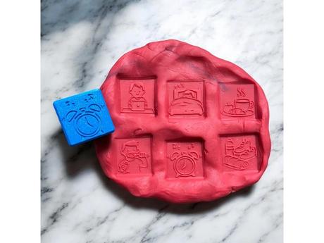 Otiskávací kostka - denní aktivity, 