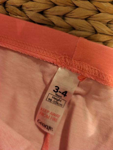 3/4 neon legíny, george,104