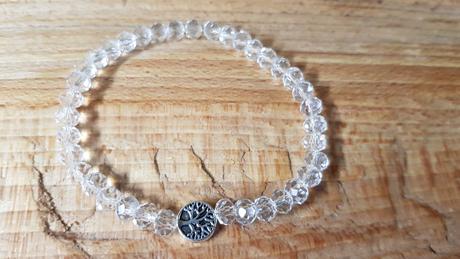 Jarní náramek skleněný, 