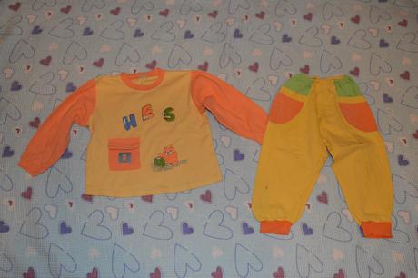 Komplet do školky, na hraní, tepláková souprava, 98