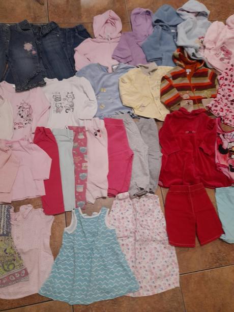 Velký holčičí set/balík , vel. 74/80, 68–80