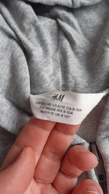 Tepláková mikina 134-140, h&m,140