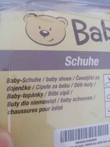 Nové boty, velikost 62/68,