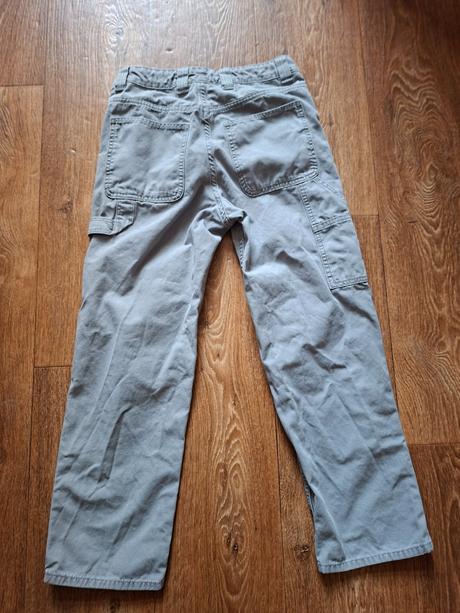H&m chlapecké šedé kalhoty loose fit vel. 146, h&m,146