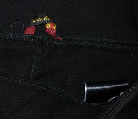 Černé dámské kompresní legíny paulo connerti, s