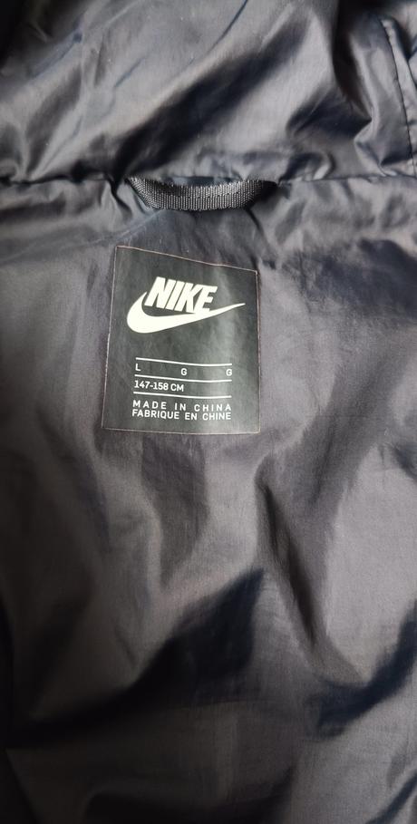 Zimní bunda nike vel. l 147/158 + čepice, nike,146