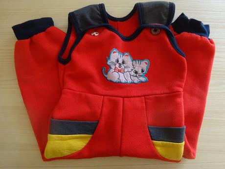 Tepláky s laclem a kočičkou, vel. 86, 86