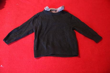 Klučičí svetr s límečkem, george,80