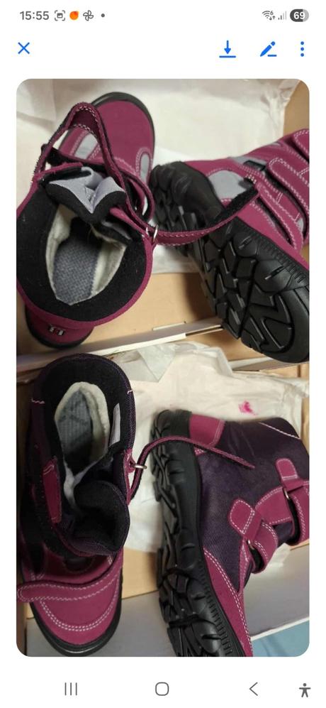 Divčí zimní boty jastex s membránou, jas bardejov,34 / 35