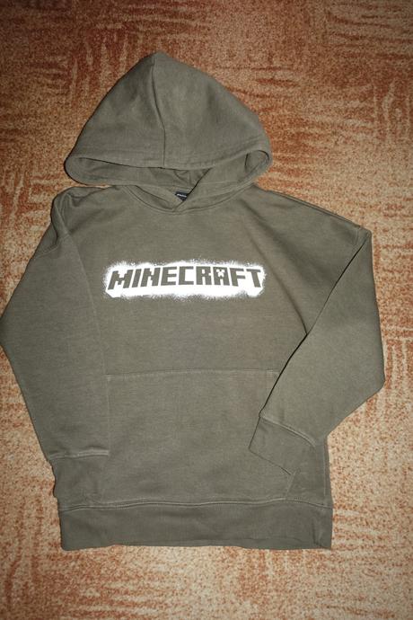 Tepláková mikina minecraft vel. 134-140, takko,134