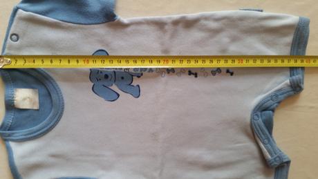 Letní bavlněný overal s krátkým rukávem, vel.74, 74