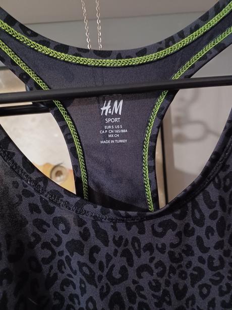 2krát sportovní tílko glamour h&m s/164-170, h&m,164