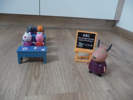 Hrací set peppa pig/prasátko peppa - škola,