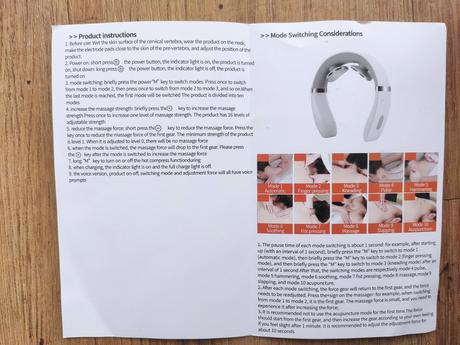 Masáž krku elektronická nové, 