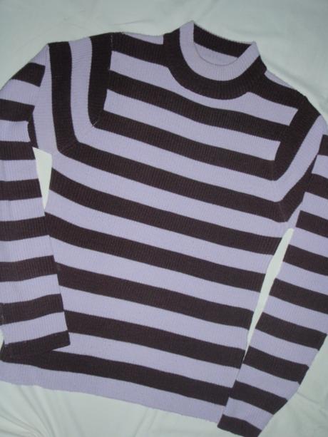 Krásný fialkovohnědý pruhovný rolák, m