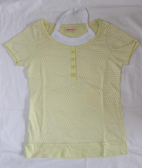 Op634. puntíkaté tričko, dvojitý efekt, 6-7 let, cherokee,122