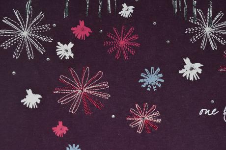 Bavlněné tričko s potiskem a kamínky, one by one,140