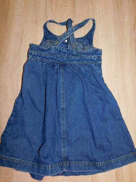 Džínové šatičky-šatovka, 110
