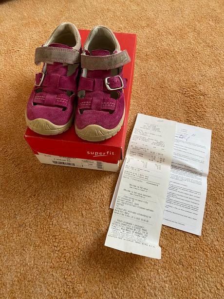 Superfit kožené sandále vel. 25, stélka 16,5 cm, superfit,25