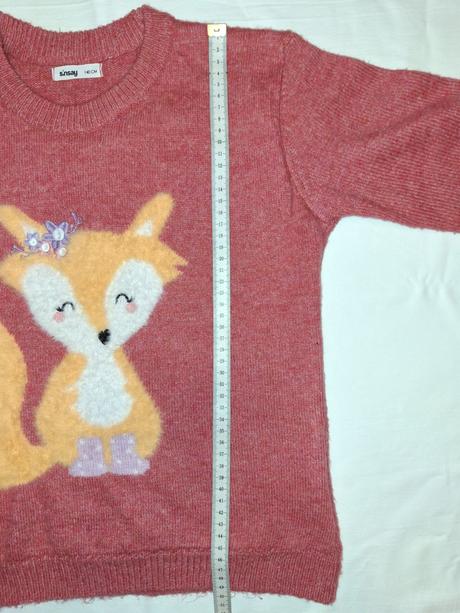 Svetr s lištičkou, sinsay,140