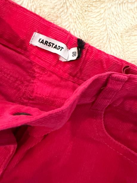 98 kalhoty, dżiny divci ruzova, modra, h&m,98