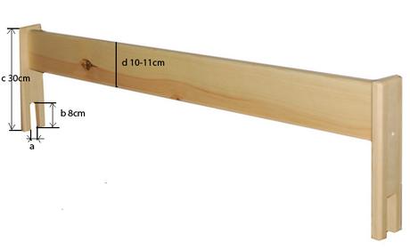 Zábrana na postel -více velikostí nemusíte vrtat, šířka (cm): 30,délka (cm): 100