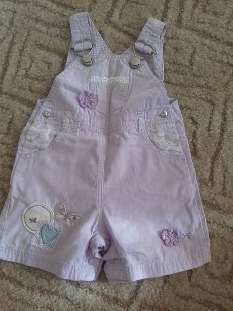 Kraťásky s kšandami na miminko, 62